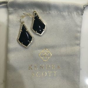Kendra Scott Black Alex Earrings